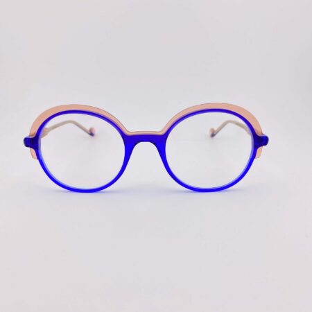 Lunettes de Vue enfant Tête à Lunettes Modèle Mini Emmy Coloris Bleu Rose Opticien Stéphanie Danjou Cambrai