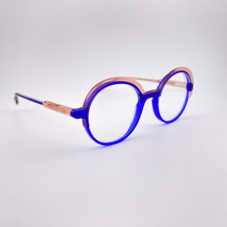 Lunettes de Vue enfant Tête à Lunettes Modèle Mini Emmy Coloris Bleu Rose Opticien Stéphanie Danjou Cambrai