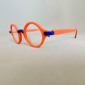 Lunettes De Vue Pierre Eyewear Hilo Mixte Orange Bleu Marine Opticien Stéphanie Danjou