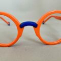 Lunettes De Vue Pierre Eyewear Hilo Mixte Orange Bleu Marine Opticien Stéphanie Danjou