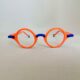 Lunettes De Vue Pierre Eyewear Hilo Mixte Orange Bleu Marine Opticien Stéphanie Danjou