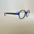 Lunettes de Vue Mixte Pierre Eyewear Hawi Noir Bleu Translucide Opticien Stéphanie Danjou