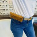 Etui à Lunettes Ceinture De La Marque L'Atelier Du Vieux Bourg Effet Cuir Marron