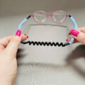 Cordon à Lunettes Elastique Enfant Bleu