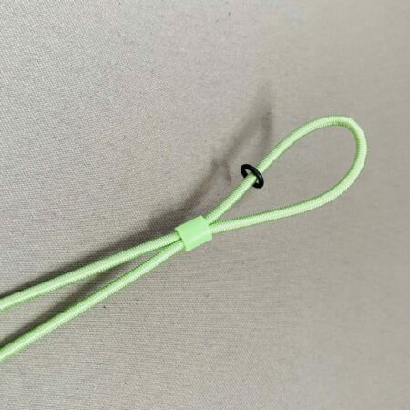 Cordon à Lunettes Ajustable en Tissu Coloris Vert - Fabrication Française