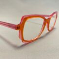 Lunettes De Vue Plein Les Mirettes - Modèle Demoiselle 29 Coloris Rose Orange Opticien Stéphanie Danjou Cambrai