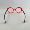 Lunettes De Vue Plein Les Mirettes - Modèle Demoiselle XII Coloris Bleu Blanc Rouge Opticien Stéphanie Danjou Cambrai