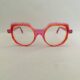 Lunettes De Vue Plein Les Mirettes - Modèle Diva 28 Coloris Rose Orange Opticien Stéphanie Danjou Cambrai