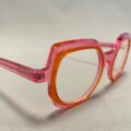 Lunettes De Vue Plein Les Mirettes - Modèle Diva 28 Coloris Rose Orange Opticien Stéphanie Danjou Cambrai