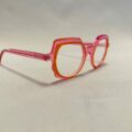 Lunettes De Vue Plein Les Mirettes - Modèle Diva 28 Coloris Rose Orange Opticien Stéphanie Danjou Cambrai