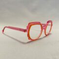 Lunettes De Vue Plein Les Mirettes - Modèle Diva 28 Coloris Rose Orange Opticien Stéphanie Danjou Cambrai