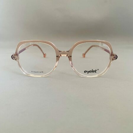 Lunettes de Vue De La Marque Eyelet - Modèle NUDE Coloris Cristal Rose Opticien Stéphanie Danjou Cambrai