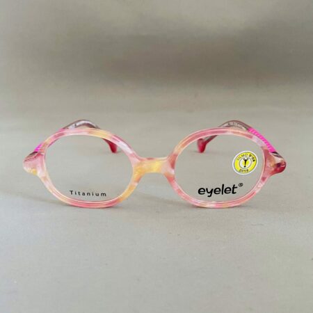 Lunettes de Vue Enfant De La Marque Eyelet - Modèle FUN Coloris Rose Poudre Opticien Stéphanie Danjou Cambrai