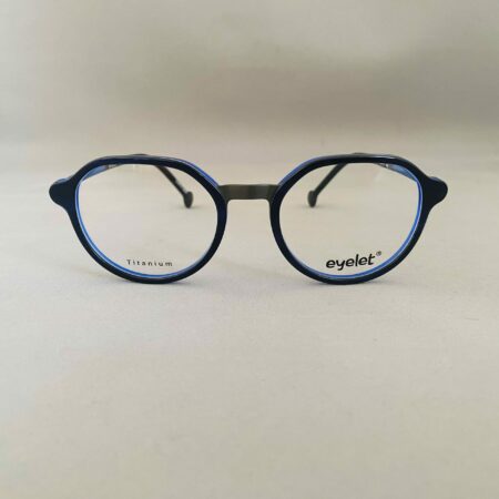 Lunettes de Vue Enfant De La Marque Eyelet - Modèle HYPE Coloris Bleu Noir Opticien Stéphanie Danjou Cambrai