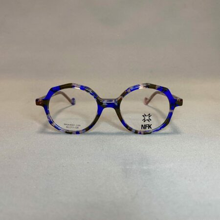 Lunettes De Vue Enfants De La Marque Not For Kids - Simone Coloris Rose Ecaille Bleu