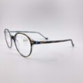 Lunettes De Vue Goncourt de la Marque Lafont Paris Coloris Marron Bleu Opticien Stéphanie Danjou