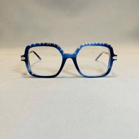 Lunettes De Vue La Petite Lunette Rouge Modèle Sapanithell Coloris Bleu Opticien Stéphanie Danjou